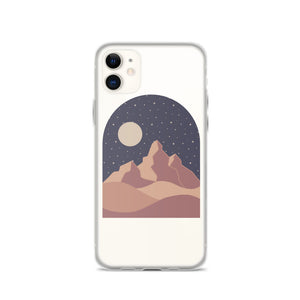 Open image in slideshow, Mountain Landscape Night iPhone Case
